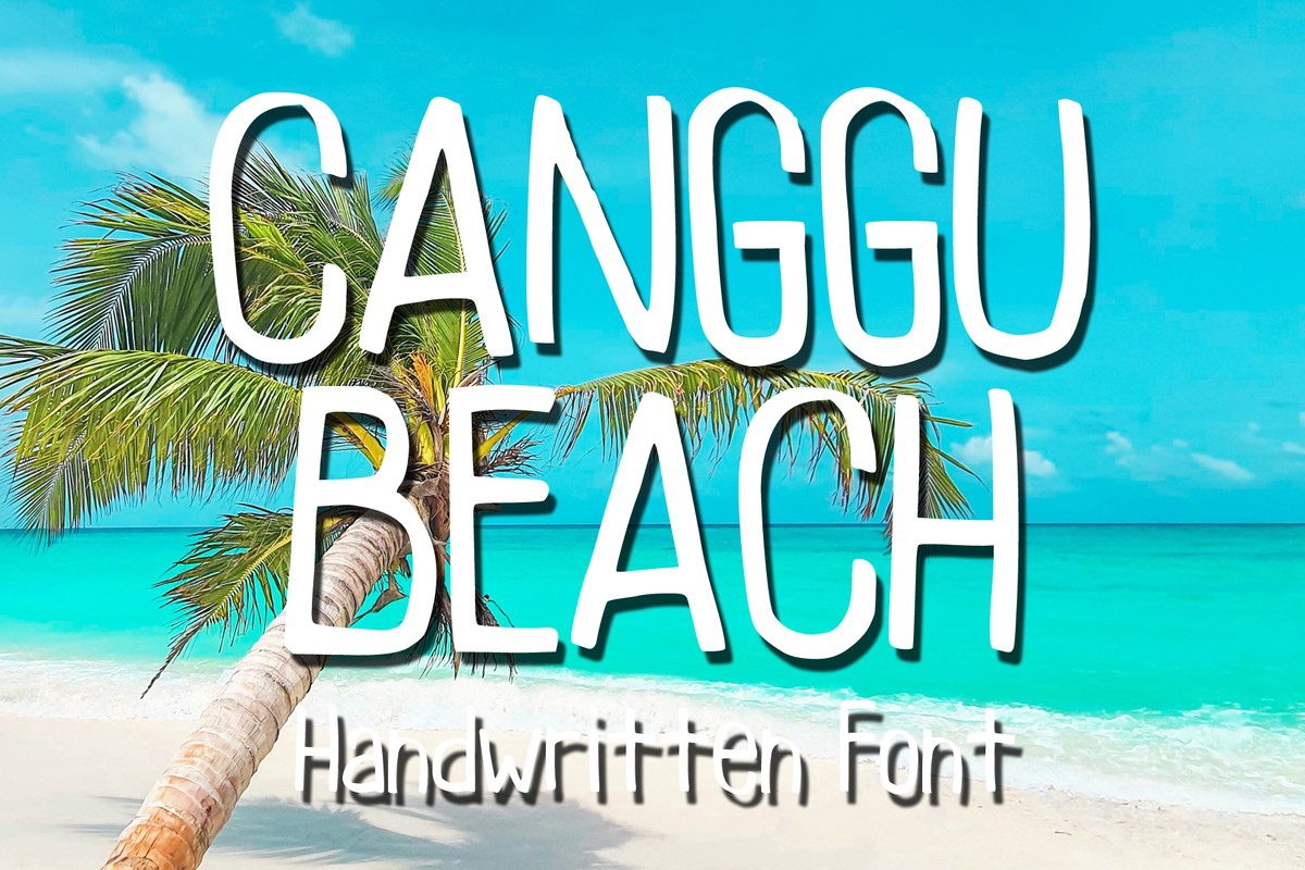 Canggu Beach Font