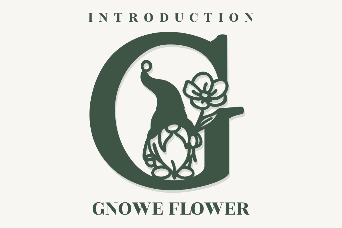 Gnome Flower Font