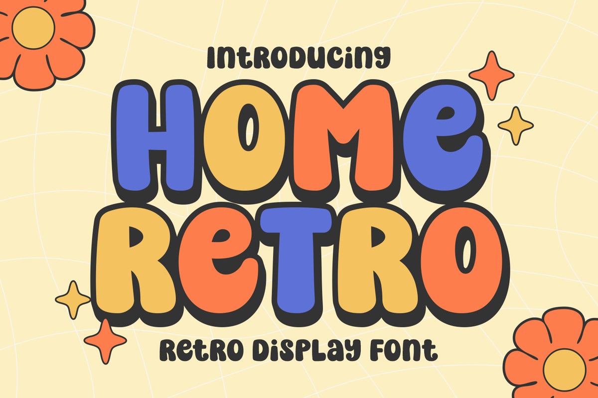 Home Retro Font