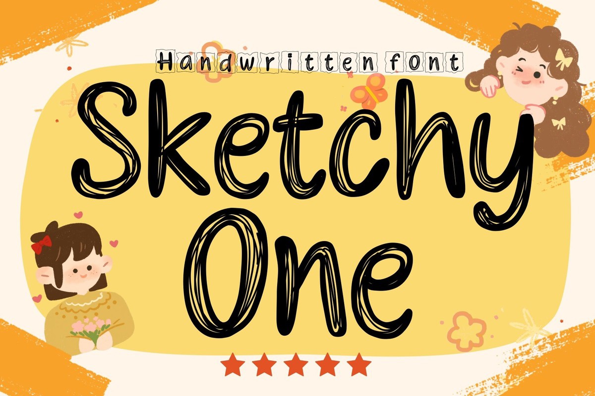 Sketchy One Font