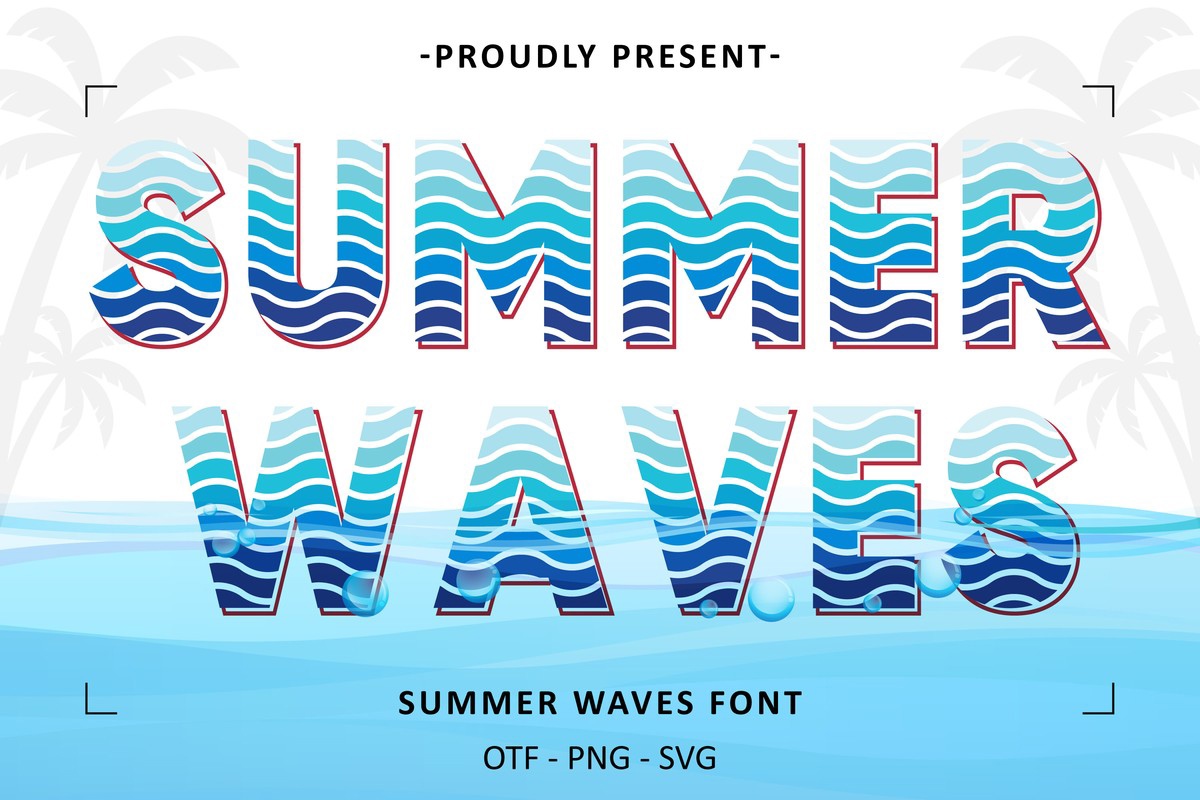 Summer Waves Font