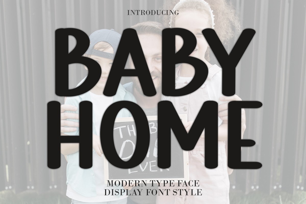 Baby Home Font