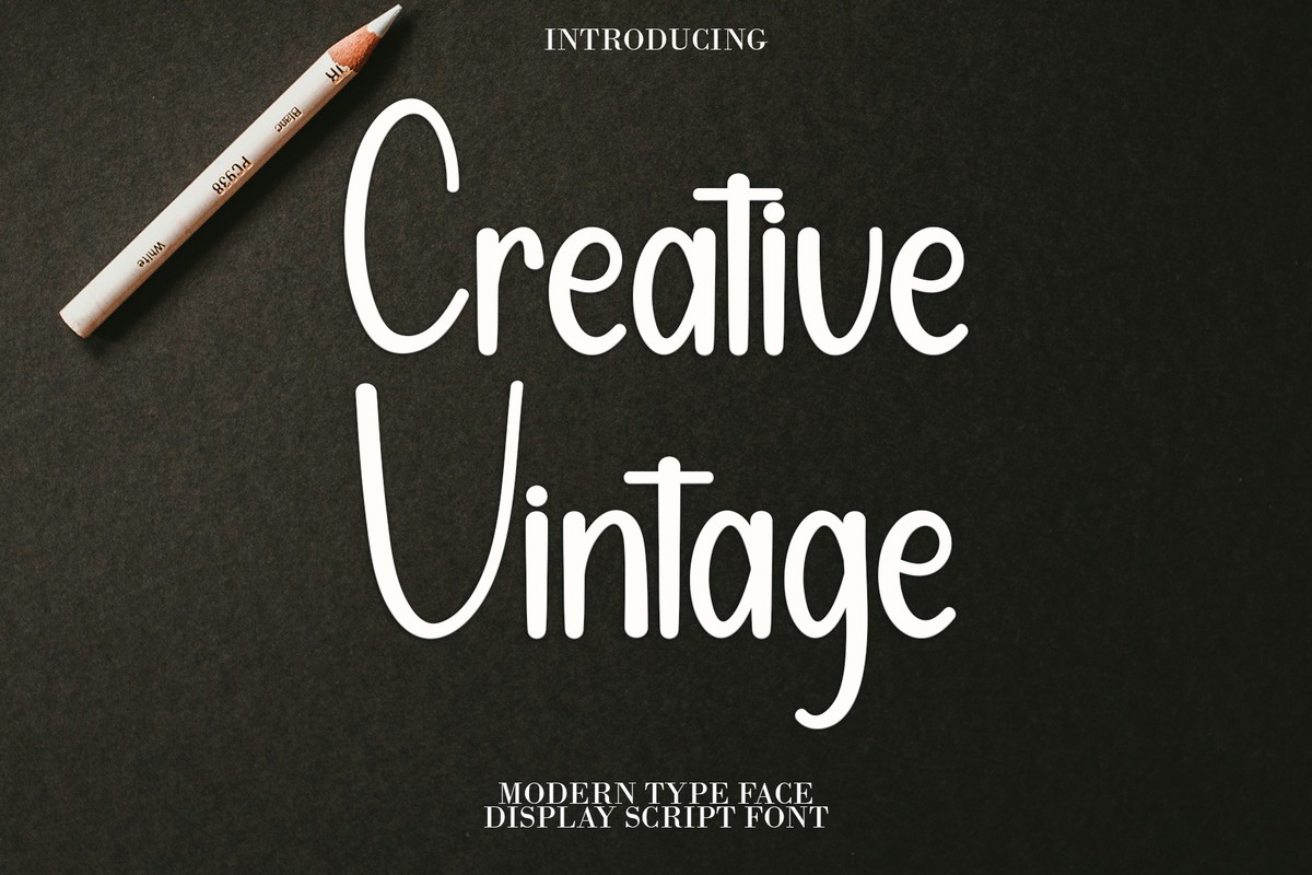 Creative Vintage Font