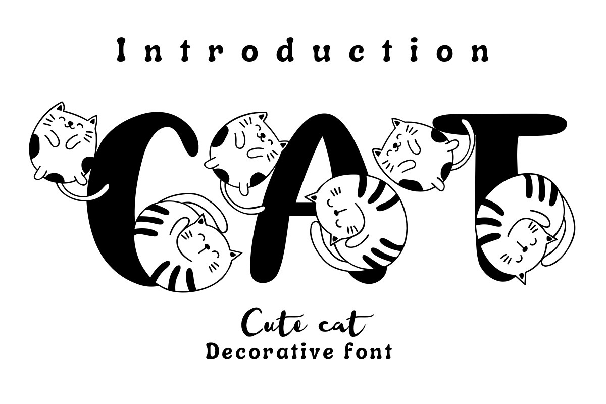 Cute Cat Font