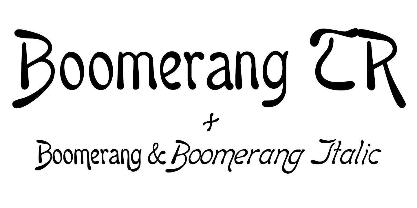 Boomerang TR Font