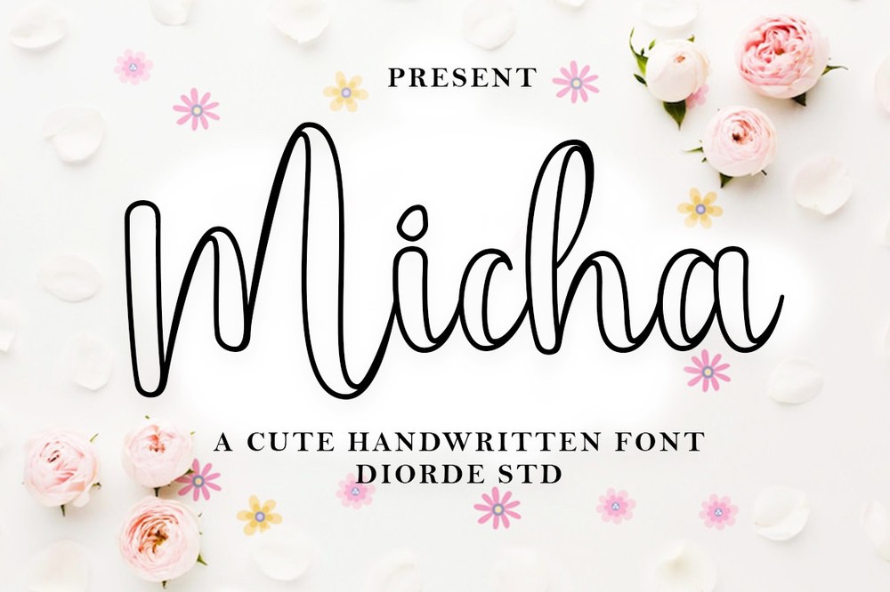 Micha Outline Font