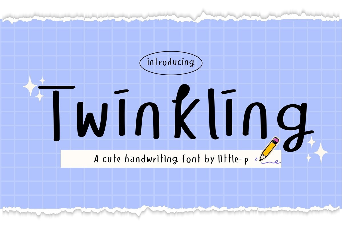 Twinkling Font