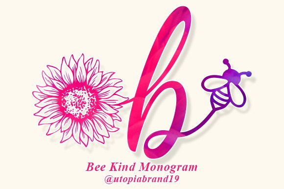 Bee Kind Monogram Font