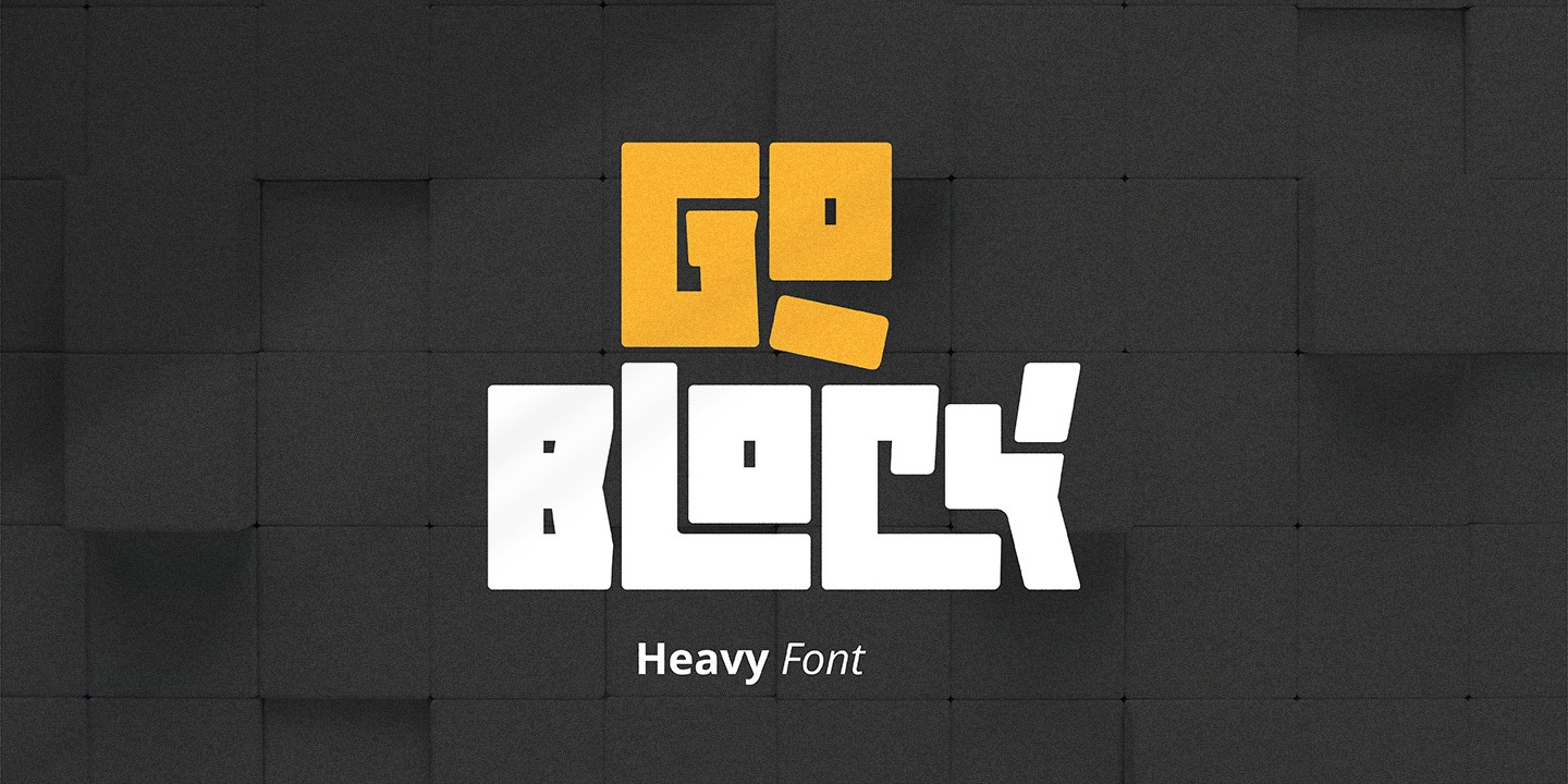 Goblock Font