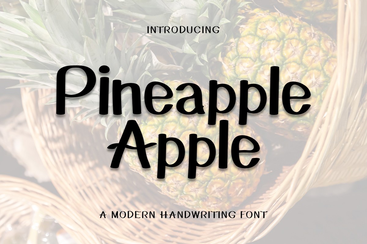 Pineapple Apple Font