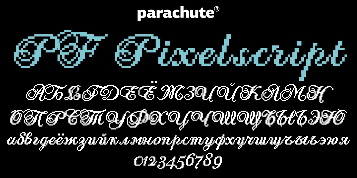 PF Pixelscript Pro Font