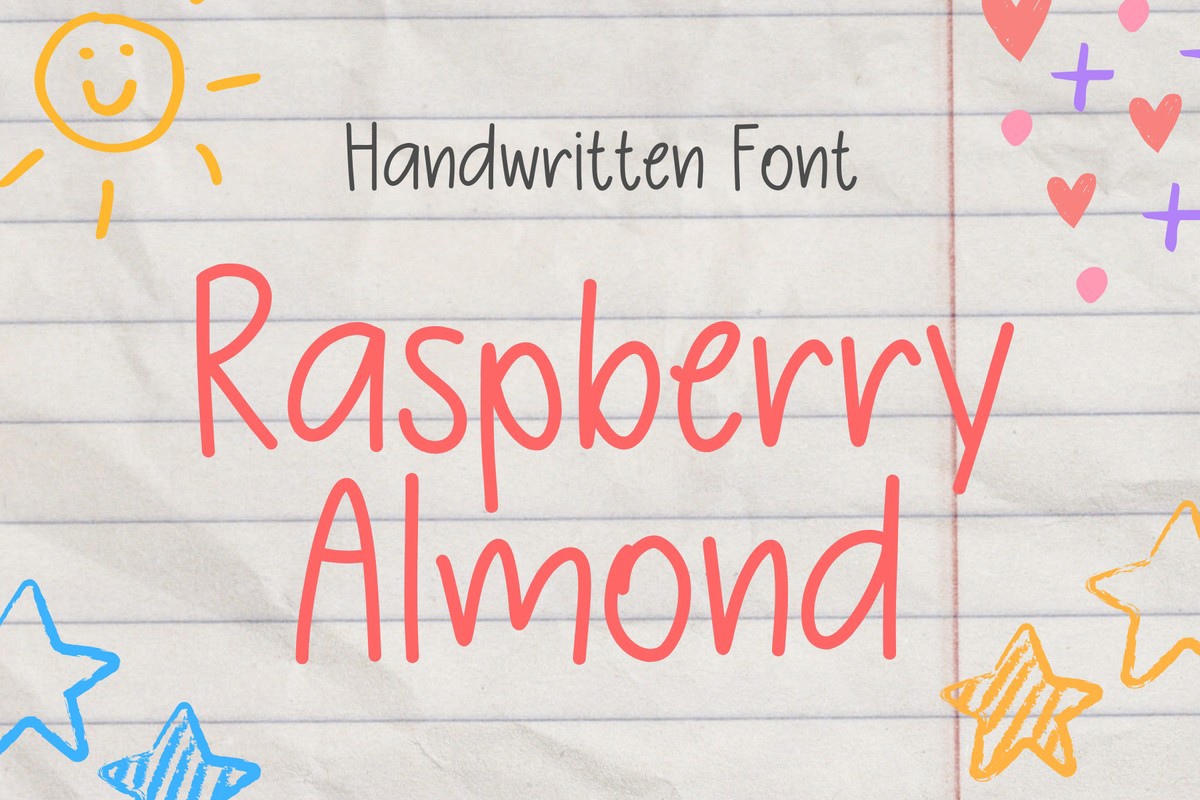 Raspberry Almond Font