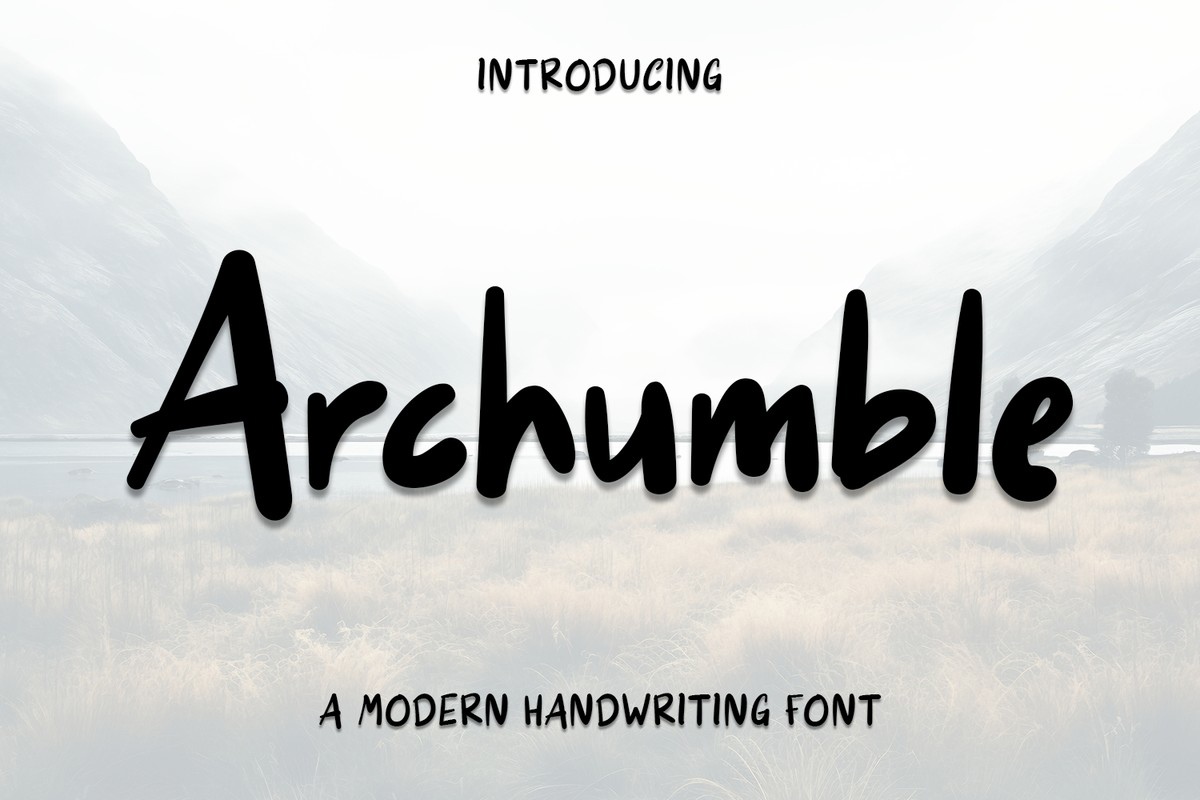 Archumble Font