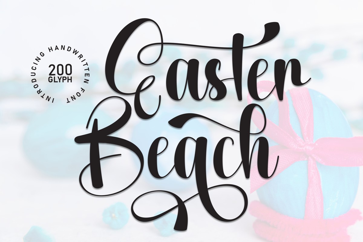 Easter Beach Font