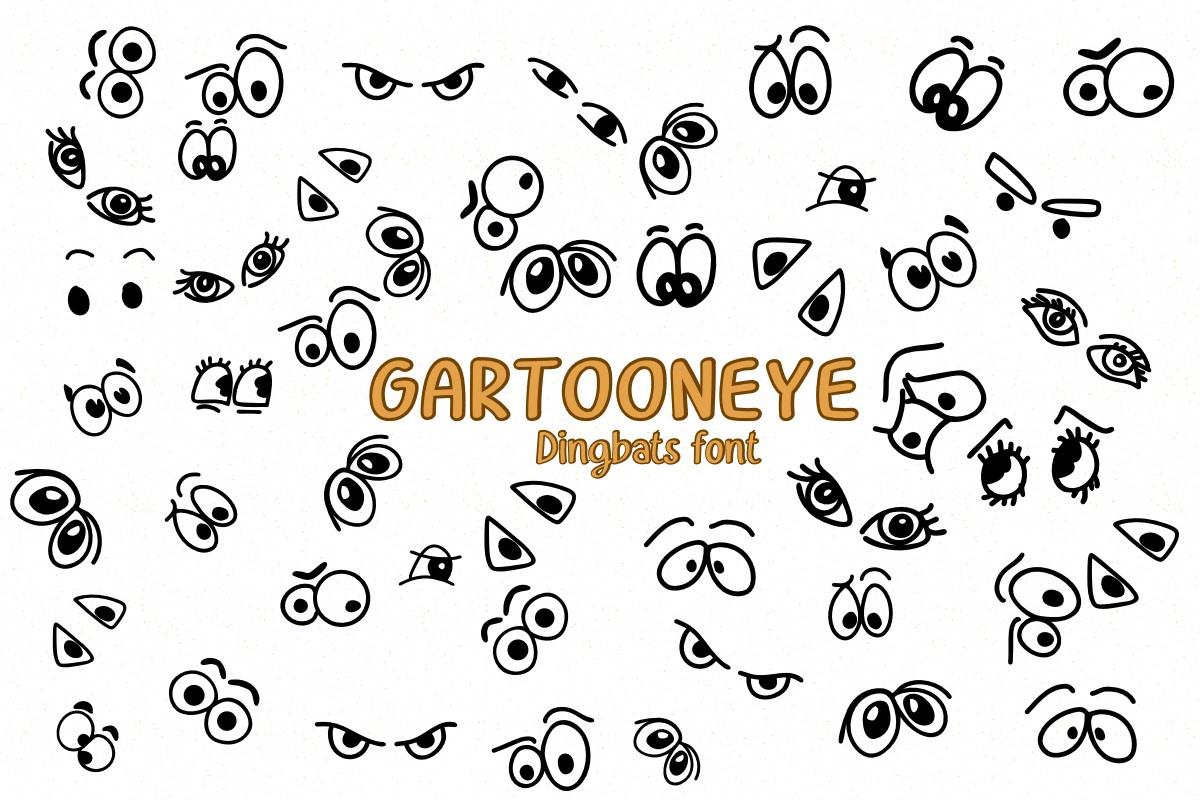 Gartoon Eye Font