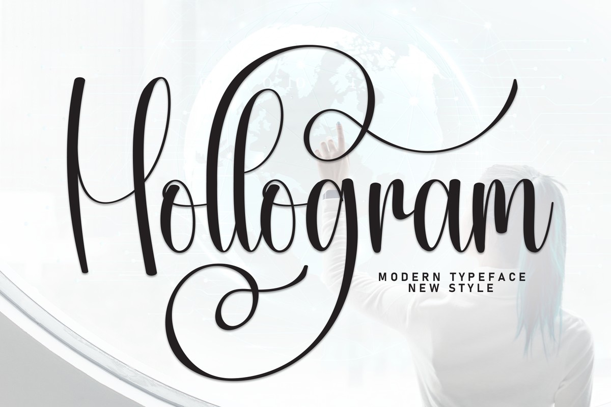 Hollogram Font