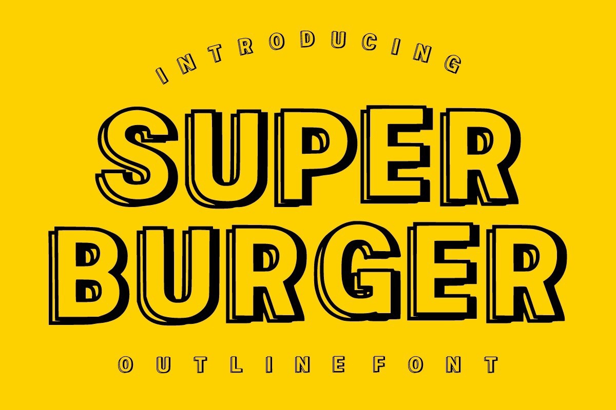 Super Burger Font