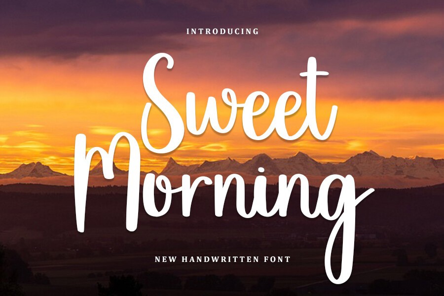 Sweet Morning Font