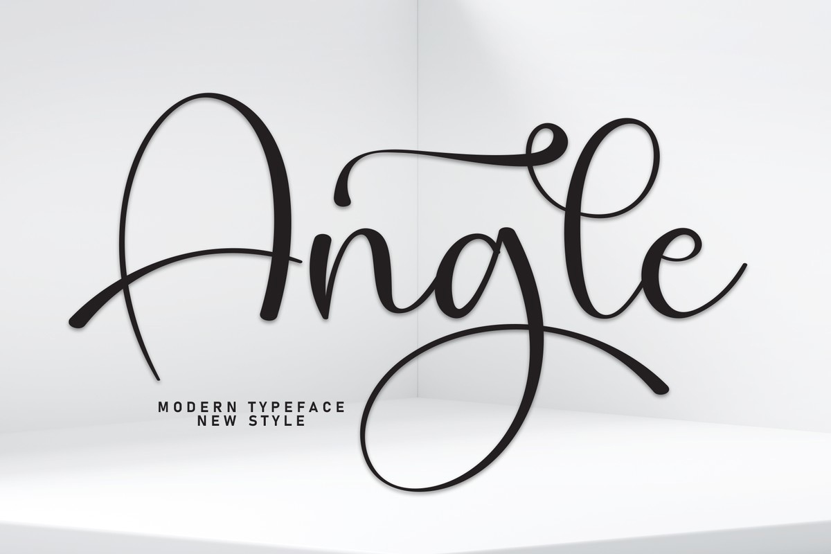 Angle Font