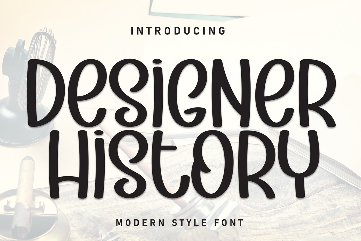 Designer History Font