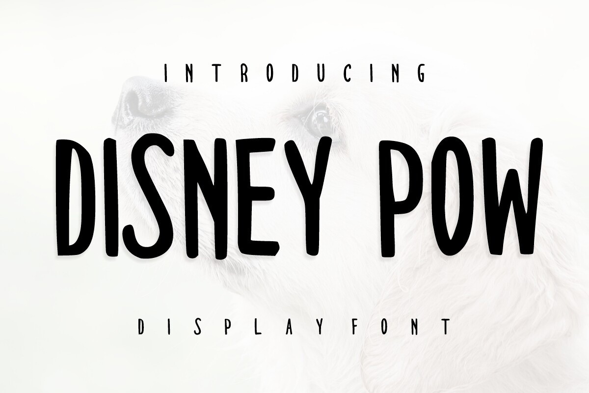 Disney Pow Font