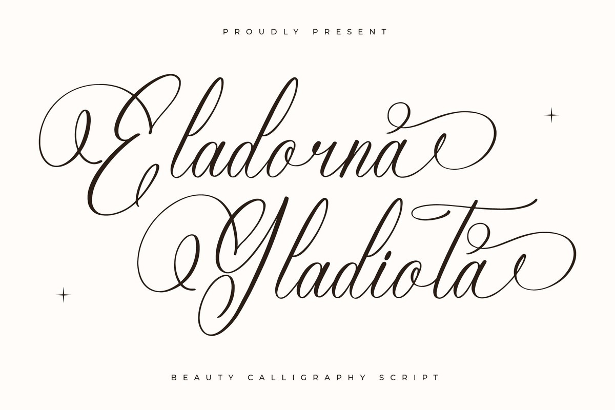 Eladorna Gladiota Font