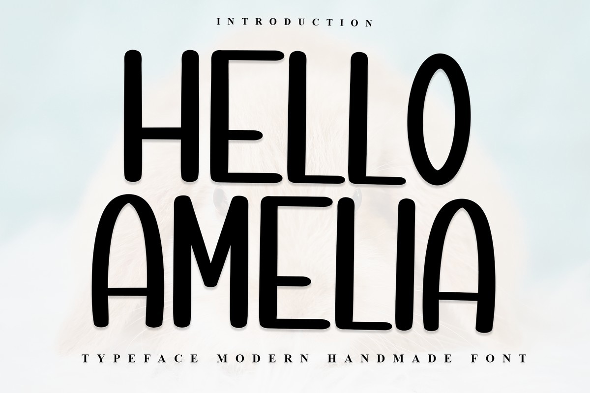 Hello Amelia Font