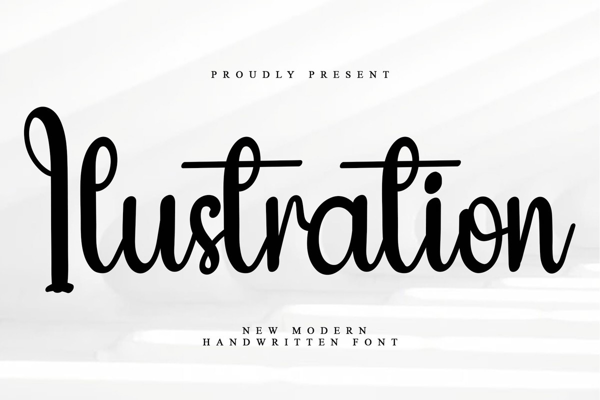 Ilustration Font