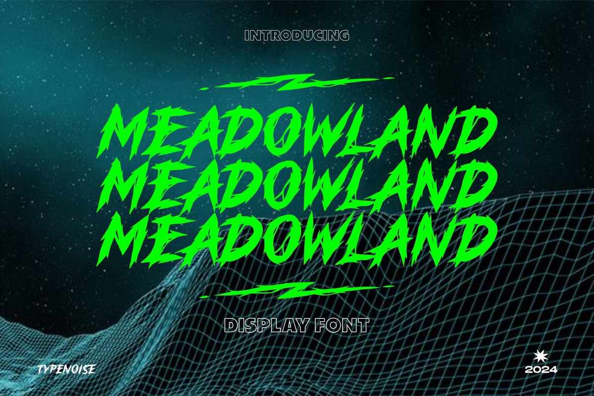 Meadowland Font