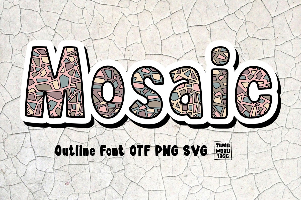 Mosaic Tamawuku 18CC Font