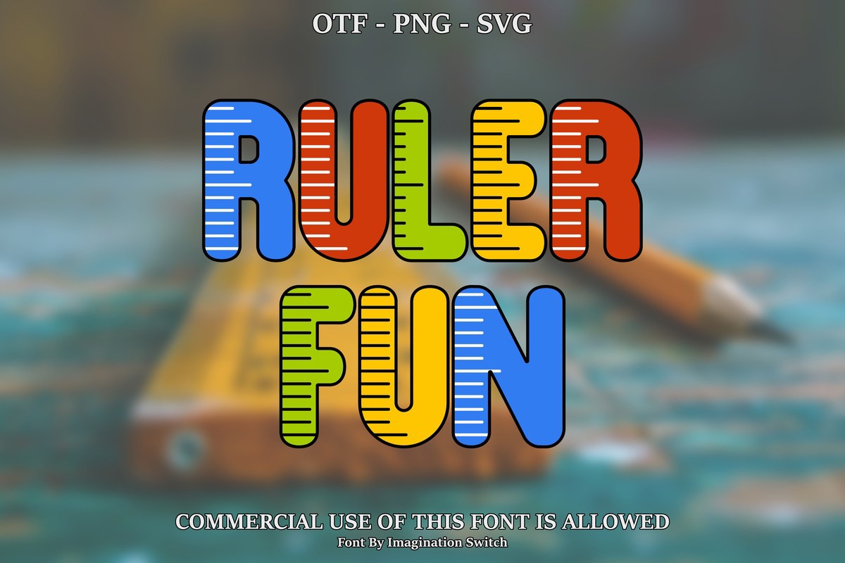 Ruler Fun Font