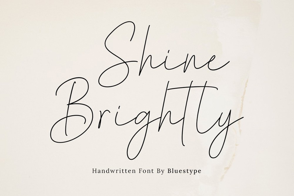 Shine Brightly Font