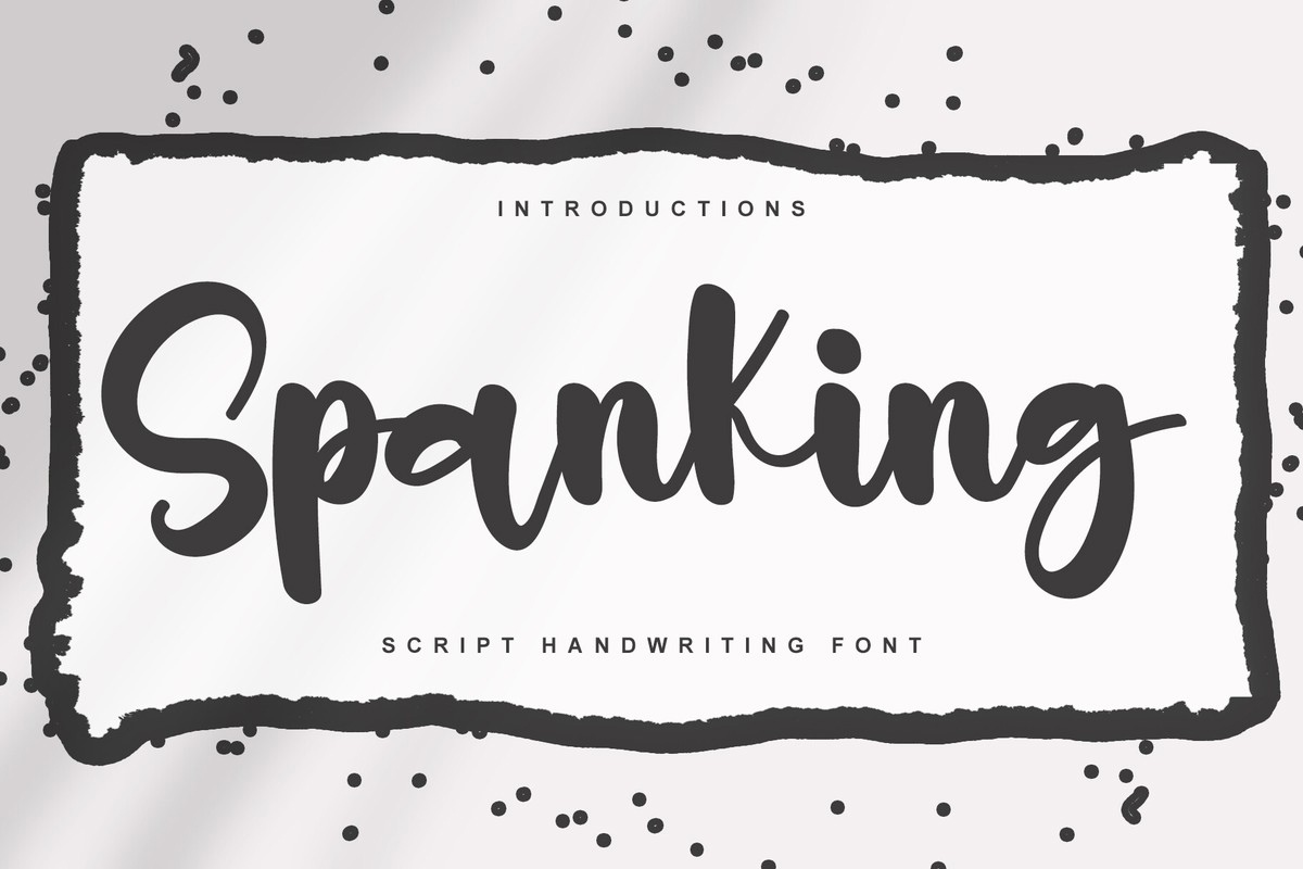 Spanking Font