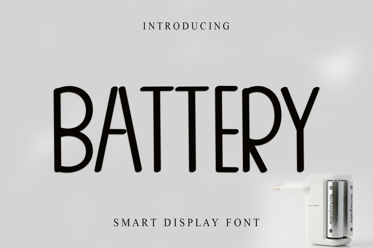 Battery Font