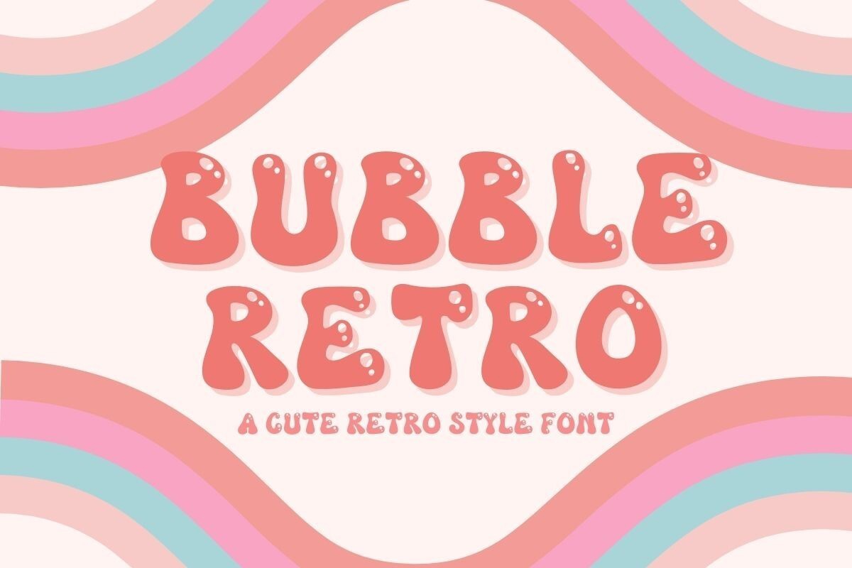 Bubble Retro Font