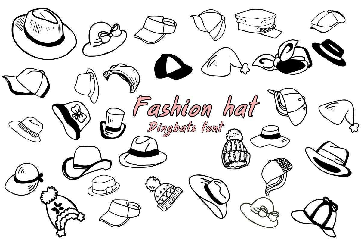 Fashion Hat Font