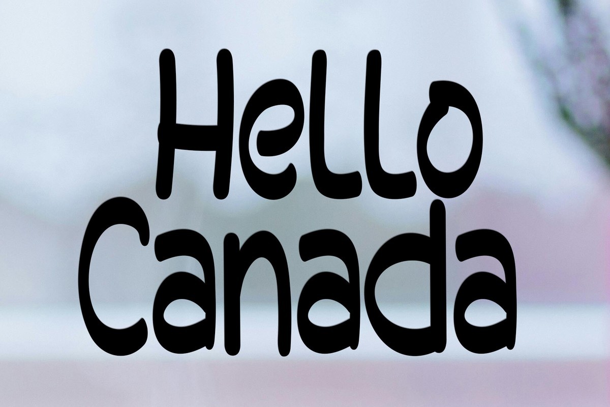 Hello Canada Font