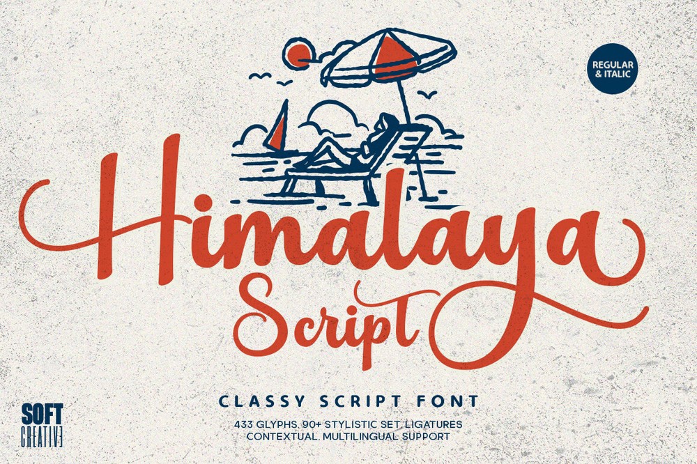 Himalaya Script Font