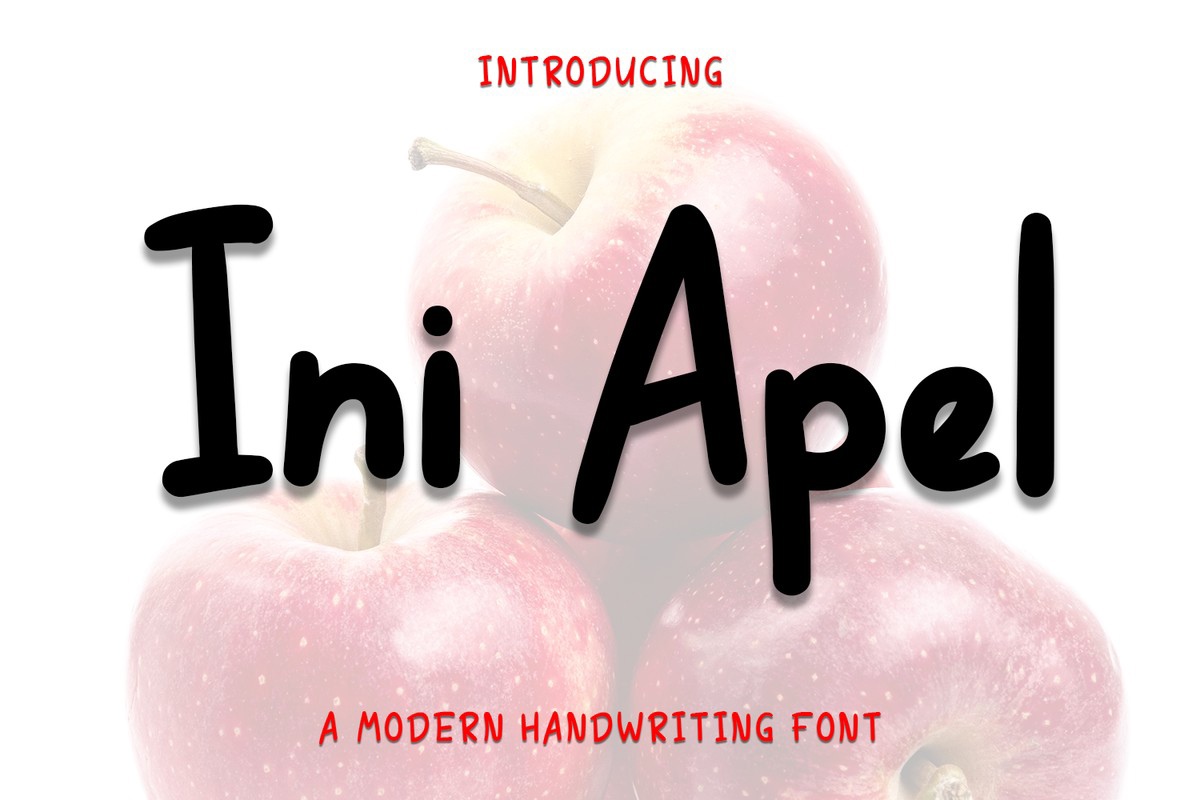 Ini Apel Font