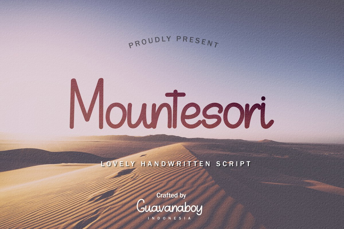 Mountesori Font