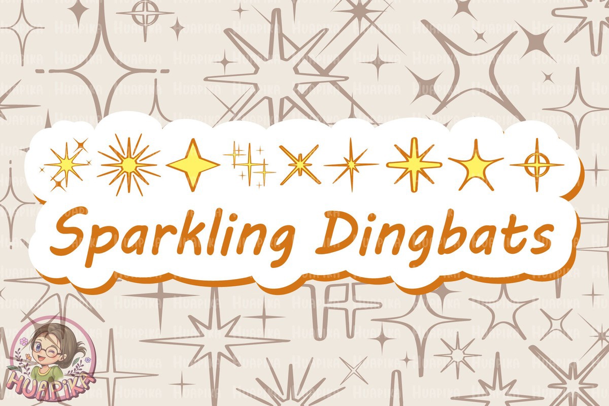 Sparkling Dingbats Font