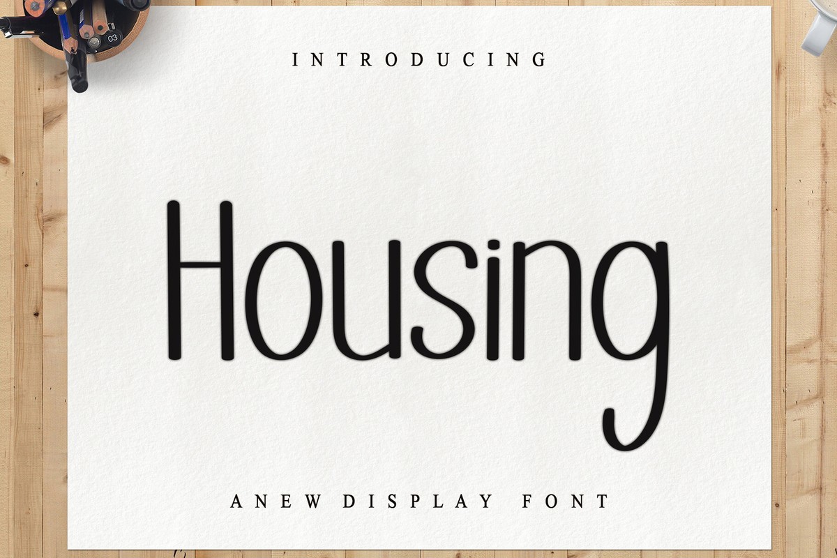 Housing Font