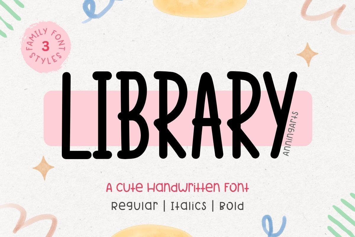 Library Font