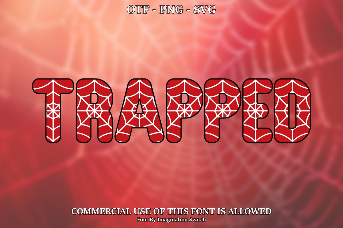 Trapped Font