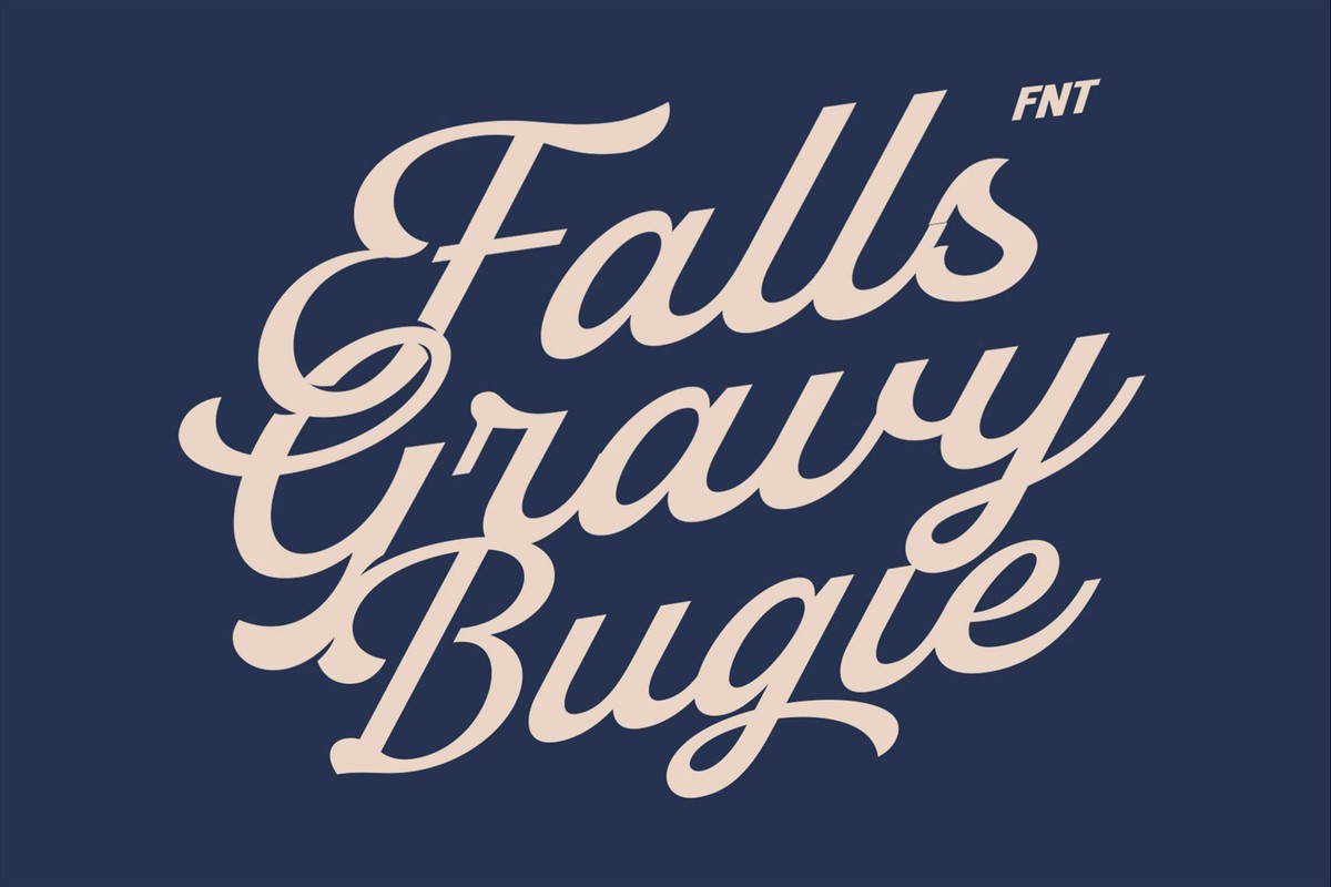 Falls Gravy Bugies Font