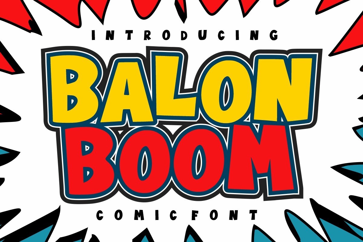 Balon Boom Font