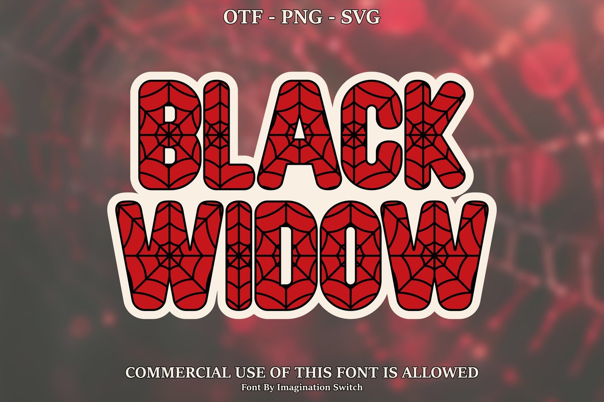 Black Widow Font