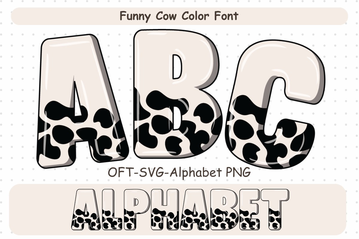 Funny Cow Font