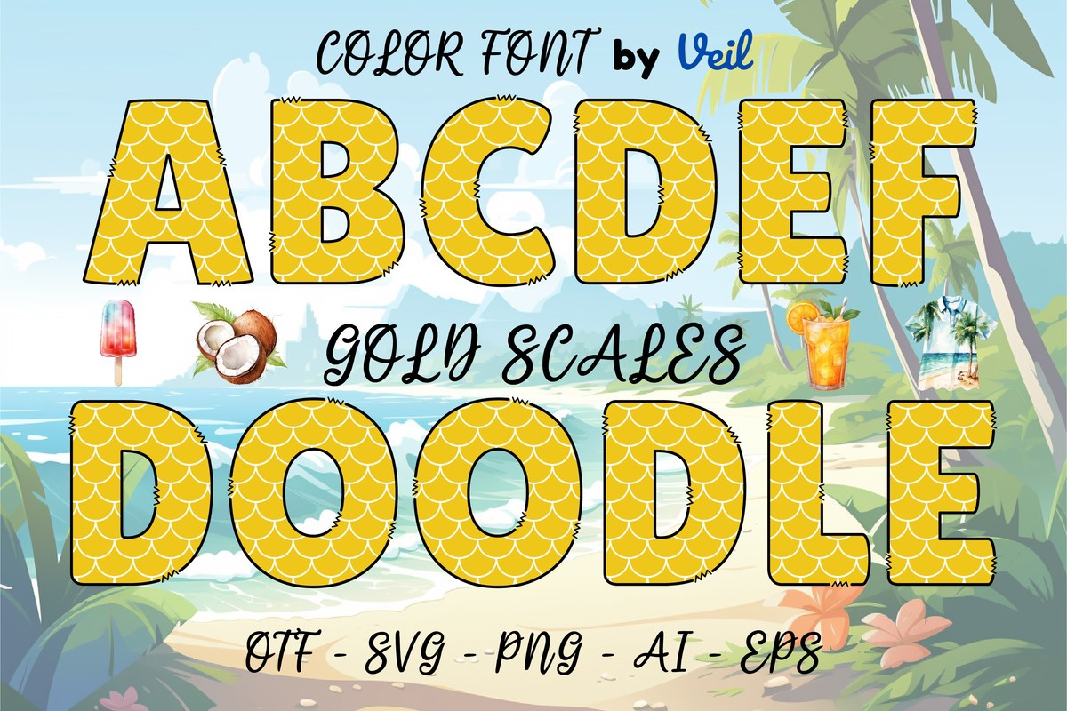 Gold Scales Font