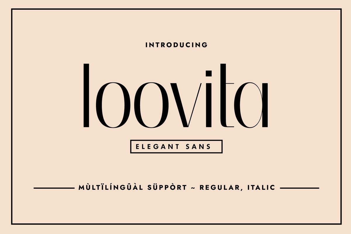 Loovita Font